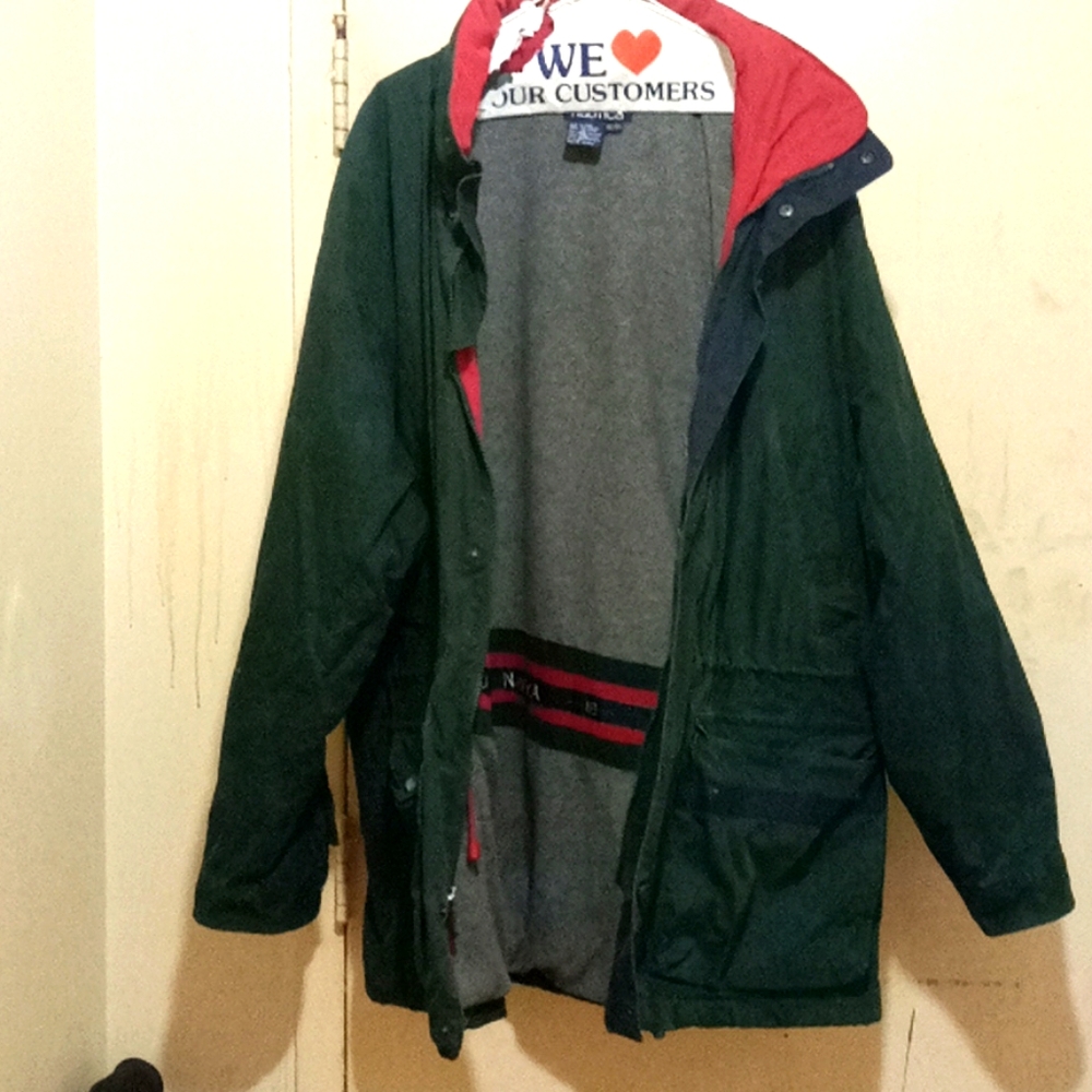 90s Nautica Men's winter jacket
